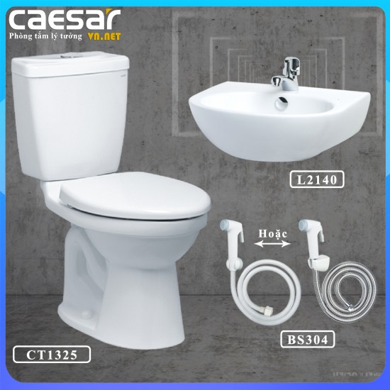 Combo khuyến mãi bồn cầu Caesar CT1325 gói A1 - CAESARVN